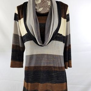 CHIASSO COWL NECK TUNIC